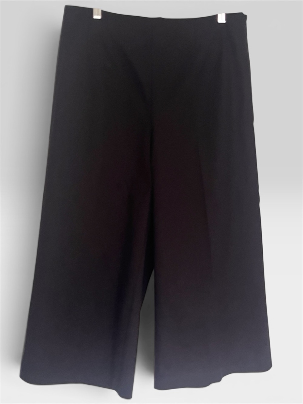 NWTs LOFT Black Wide-Leg High-Rise Palazzo Pants
